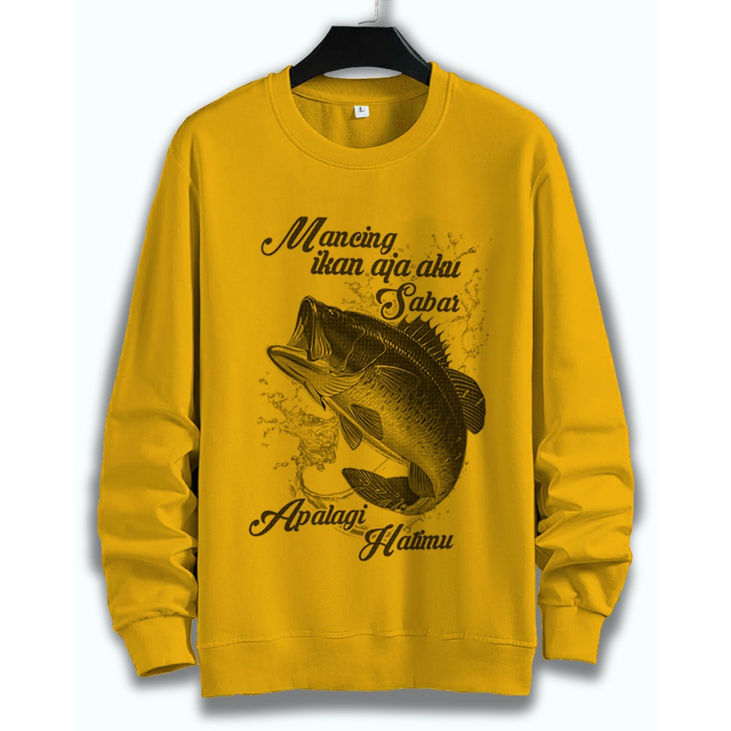 SWEATER UNISEX MANCING SABAR PRIA DAN WANITA SWEATER JUMBO