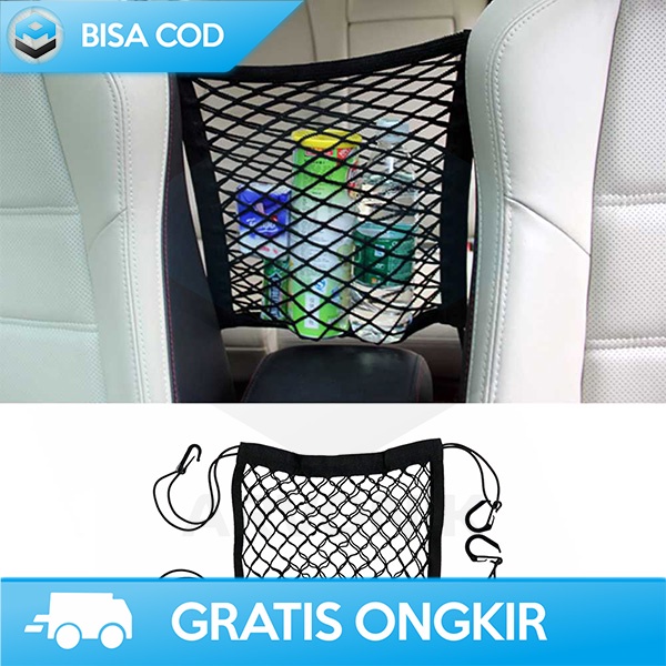 JARING NET TEMPAT PENYIMPANAN BARANG MOBIL STORAGE ORGANIZER SERBAGUNA