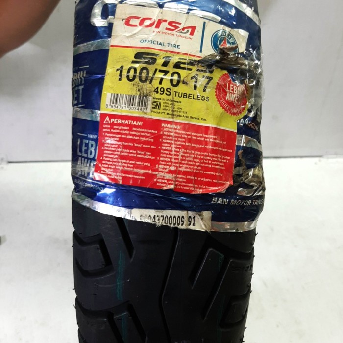 Grosir Ban Luar Ban Motor Corsa 100/70-17