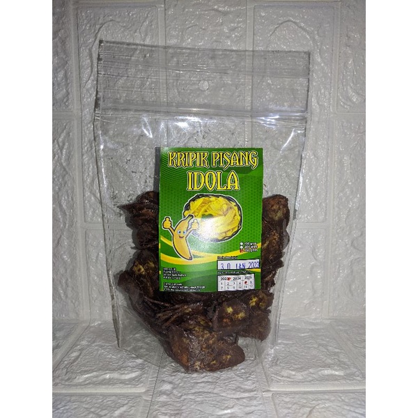 

kripik/criping pisang varian coklat idola 150gr,200gr,250gr