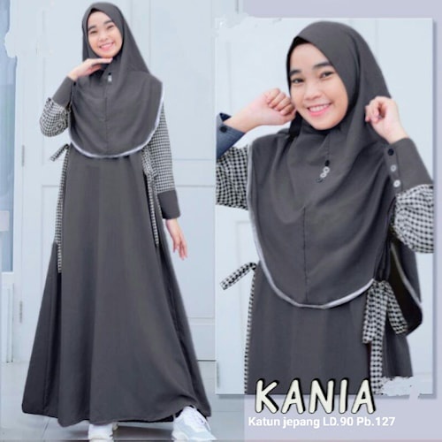 Set Gamis Anak Perempuan Tanggung Umur 11 12 13 14 15 16 Tahun Setelan Fashion Muslim Remaja Stelan 