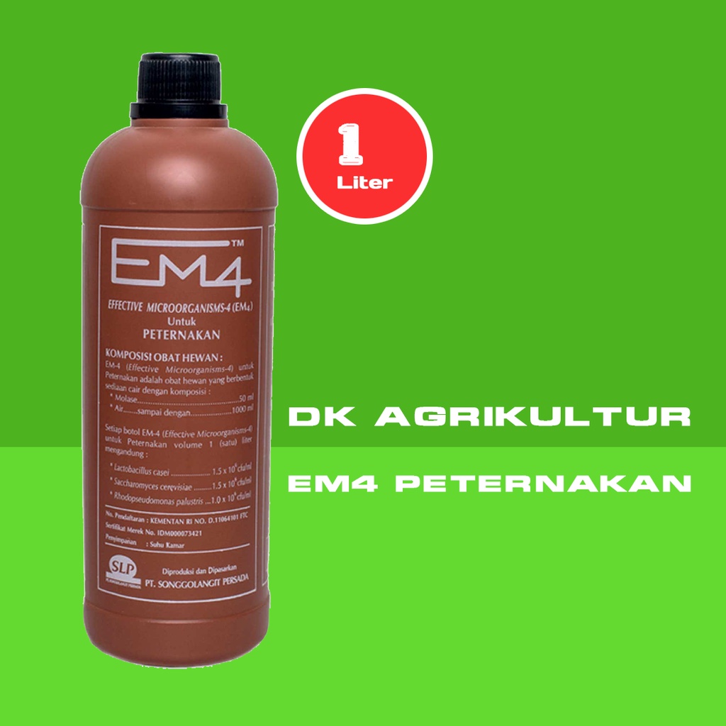 EM 4 Peternakan 1 liter untuk Fermentasi Pakan Ternak
