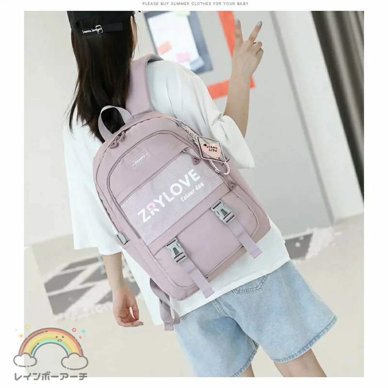 Rayhana - Tas Sekolah Anak-anak Remaja Tas Main Fashion Bag Ransel Korean Style Tas Zrylove