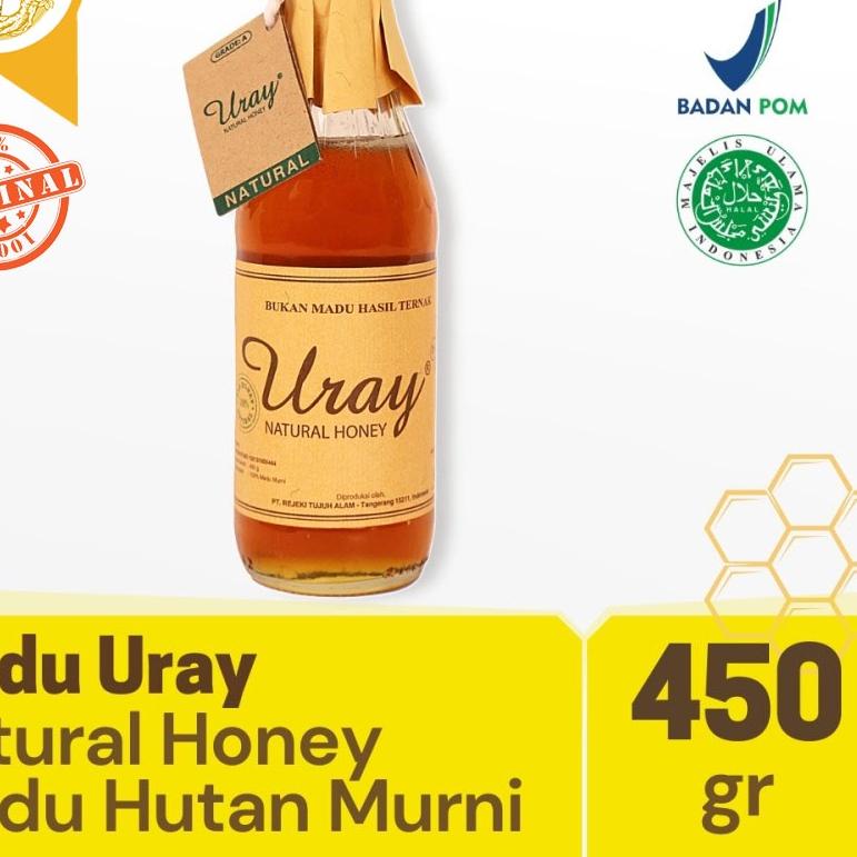 

✱ URAY NATURAL HONEY (450 GRAM) / MURNI / PURE HONEY ❃