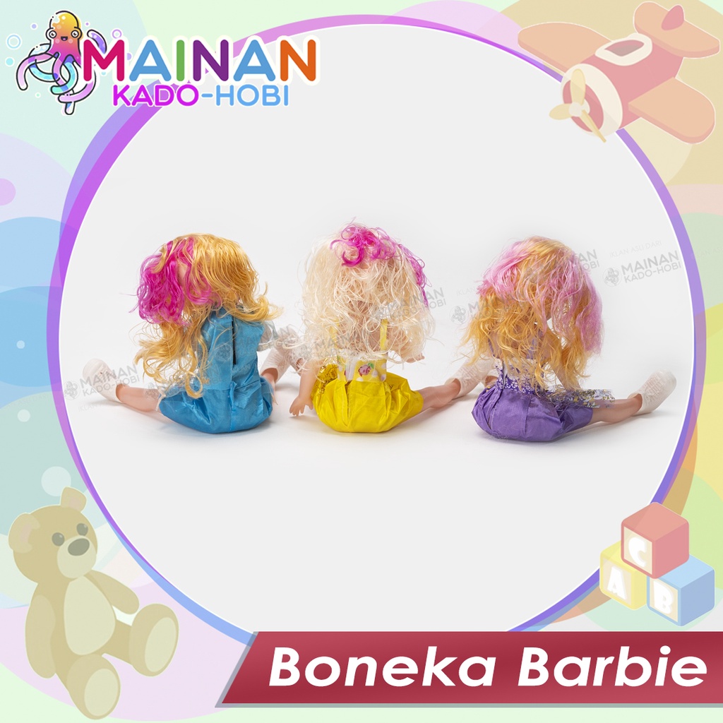 MAINAN KOLEKSI MINIATUR ANAK PEREMPUAN BONEKA BARBIE LUCU IMUT DOLL TOYS