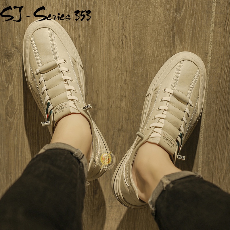 [OOS] Sepatu Sneakers Casual Pria Bisa Formal maupun Non Formal Kualitas Import Premium -353