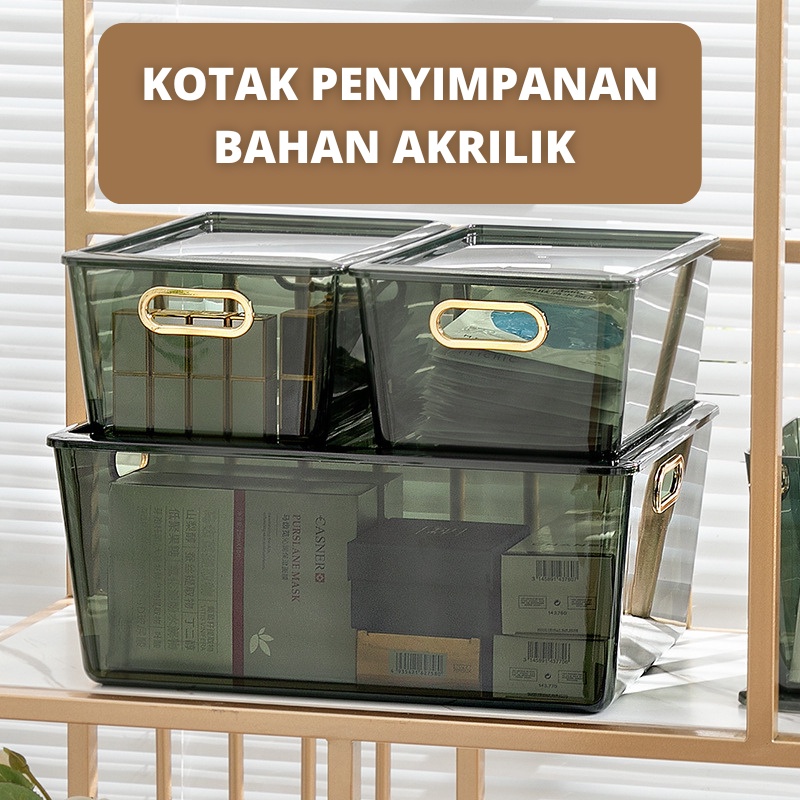 Starlight Kotak Penyimpanan Transparan Storage Organizer Serbaguna Kotak Kontainer Toples Makanan Cemilan Snack Botol Sayur Buah Kulkas HSB607