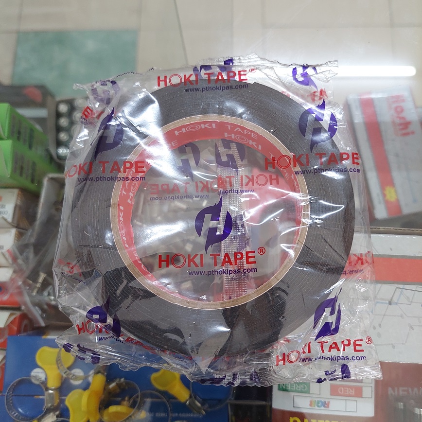 

Isolasi Listrik Hitam Hoki Tape Double Tip Lakban