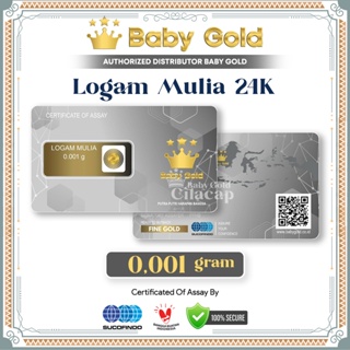 Image of Baby Gold Minigram Logam Mulia 0,001 Gram Emas Mini Murni 24 Karat