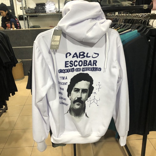 Jaket Hoodie Pablo Escobar Hoodie Casual Unisex Bahan Cotton Fleece [Bisa COD]