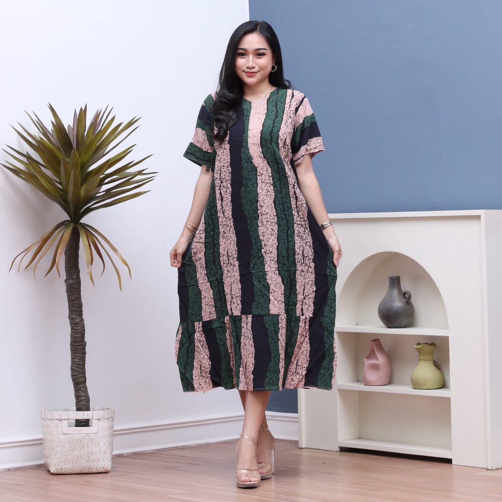 Daster Wanita Rayon Grade A Busui Resleting Depan Baju Tidur Daster Kekinian