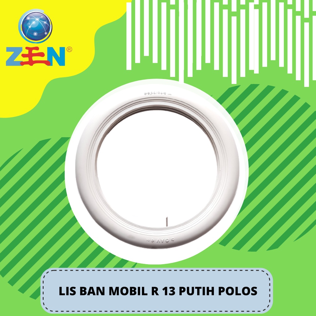 LIS BAN MOBIL R 13 PUTIH POLOS KARET LIS BAN WHITE WALL WHELLS HQ SPECIAL RUBBER MURAH