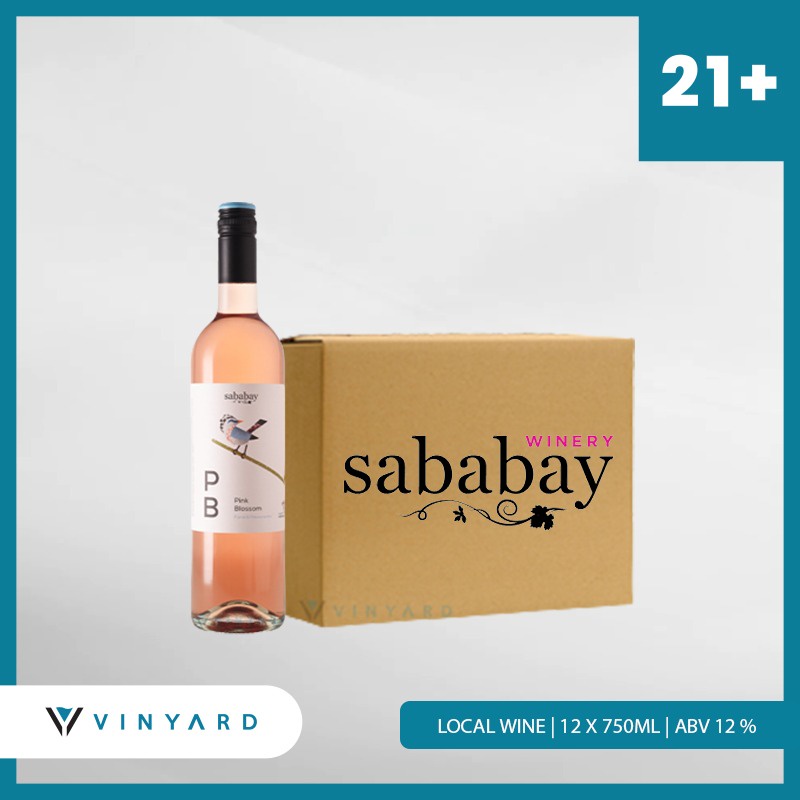 Sababay Pink Blossom 750 ml 1 Karton ( 12 Botol )