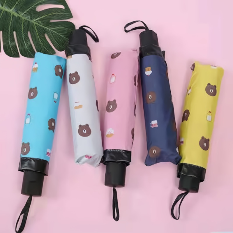 PAYUNG LIPAT MOTIF BERUANG / PAYUNG LIPAT 3D / PAYUNG LIPAT MOTIF LUCU ANTI UV & HUJAN