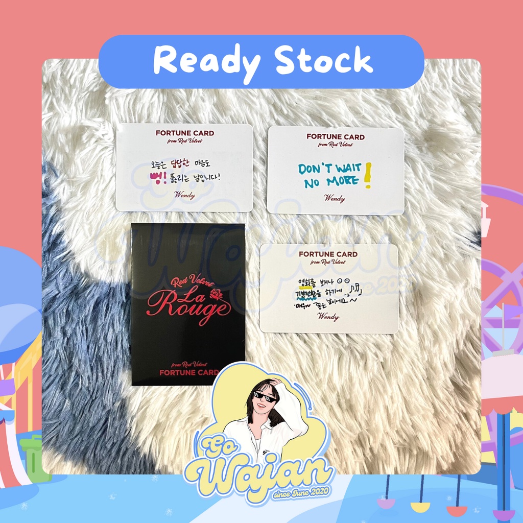 LA ROUGE PHOTOCARD PC IRENE SEULGI JOY RED VELVET