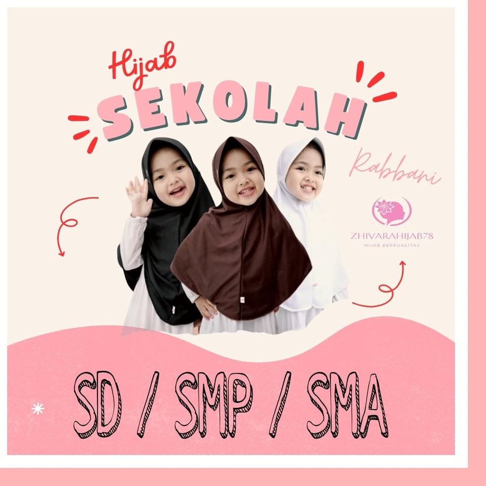 9.9 BRANDS FESTIVAL Hijab Sekolah / Hijab Anak Sekolah / Hijab Instan Anak Sekolah Sd/Smp/Sma