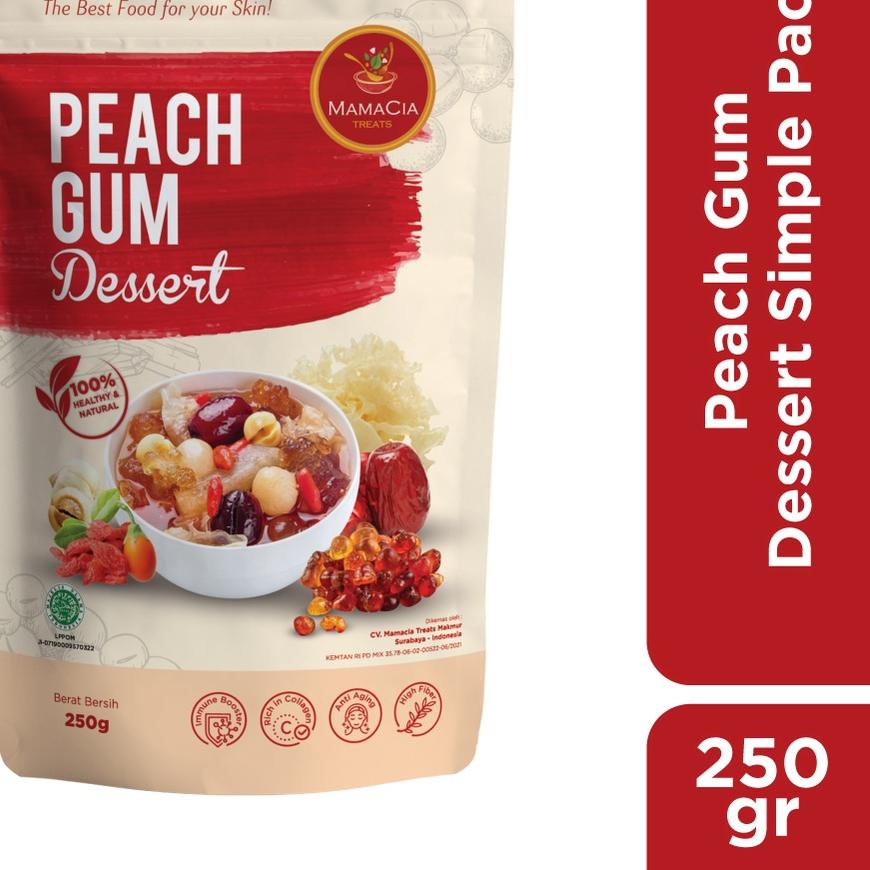 

♦ Mamacia Treats Paket Peach Gum Komplit Kualitas Super Grade A+ / Tao Jiao / Simple Pack ❋