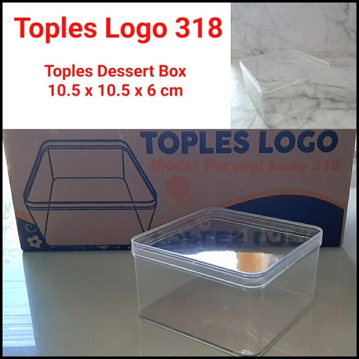 

Toples Logo 318 Toples Dessert Box Hampers Persegi Kotak 10.5 Cm Kue