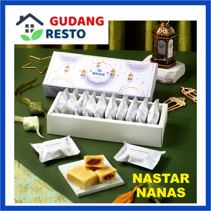 1 BOX 400 GR NASTAR NANAS ASLI JUMBO PREMIUM / TAIWAN PINEAPPLE CAKE BUTTER WISMAN WIJSMAN HAMPERS PARCEL PARSEL KADO HANTARAN LEBARAN IDUL FITRI EID MUBARAK