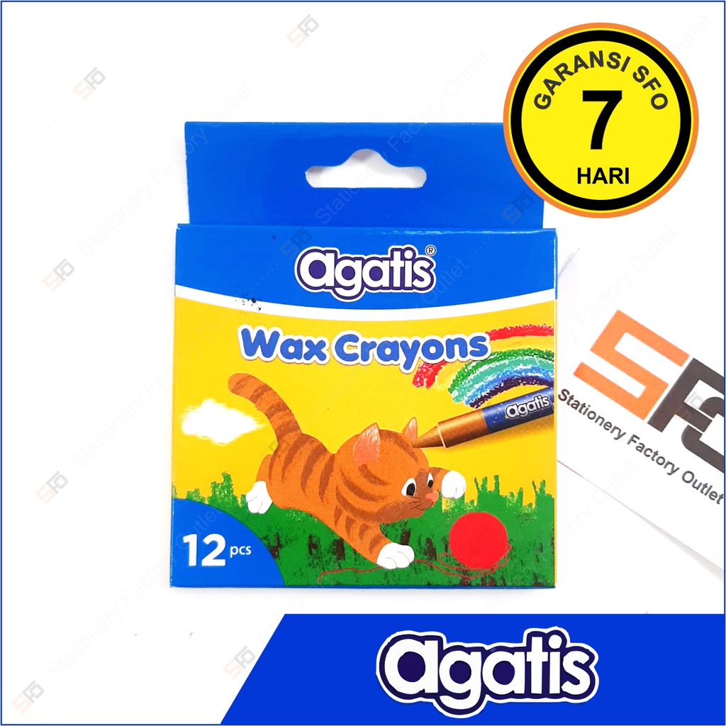 

Crayon Wax Agatis Isi 12