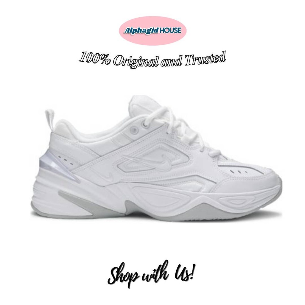 Nike M2K Tekno Triple White Mens-100% Original Resmi