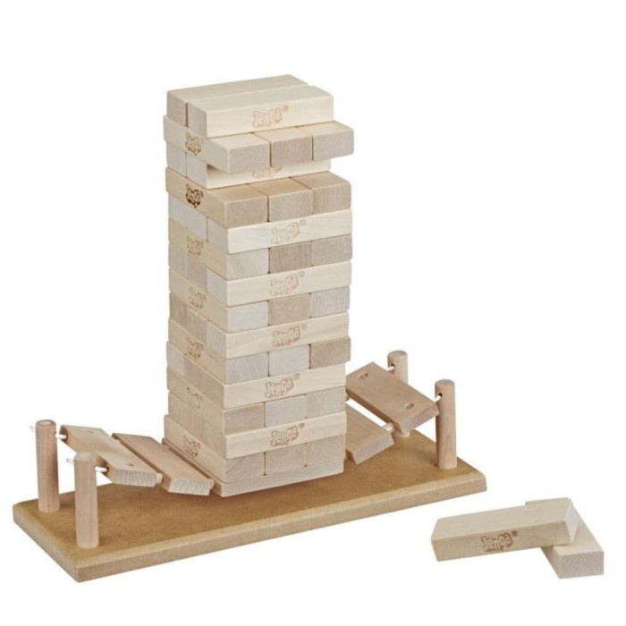 Jenga Bridge Block Stacking Game Hasbro Gaming #Original