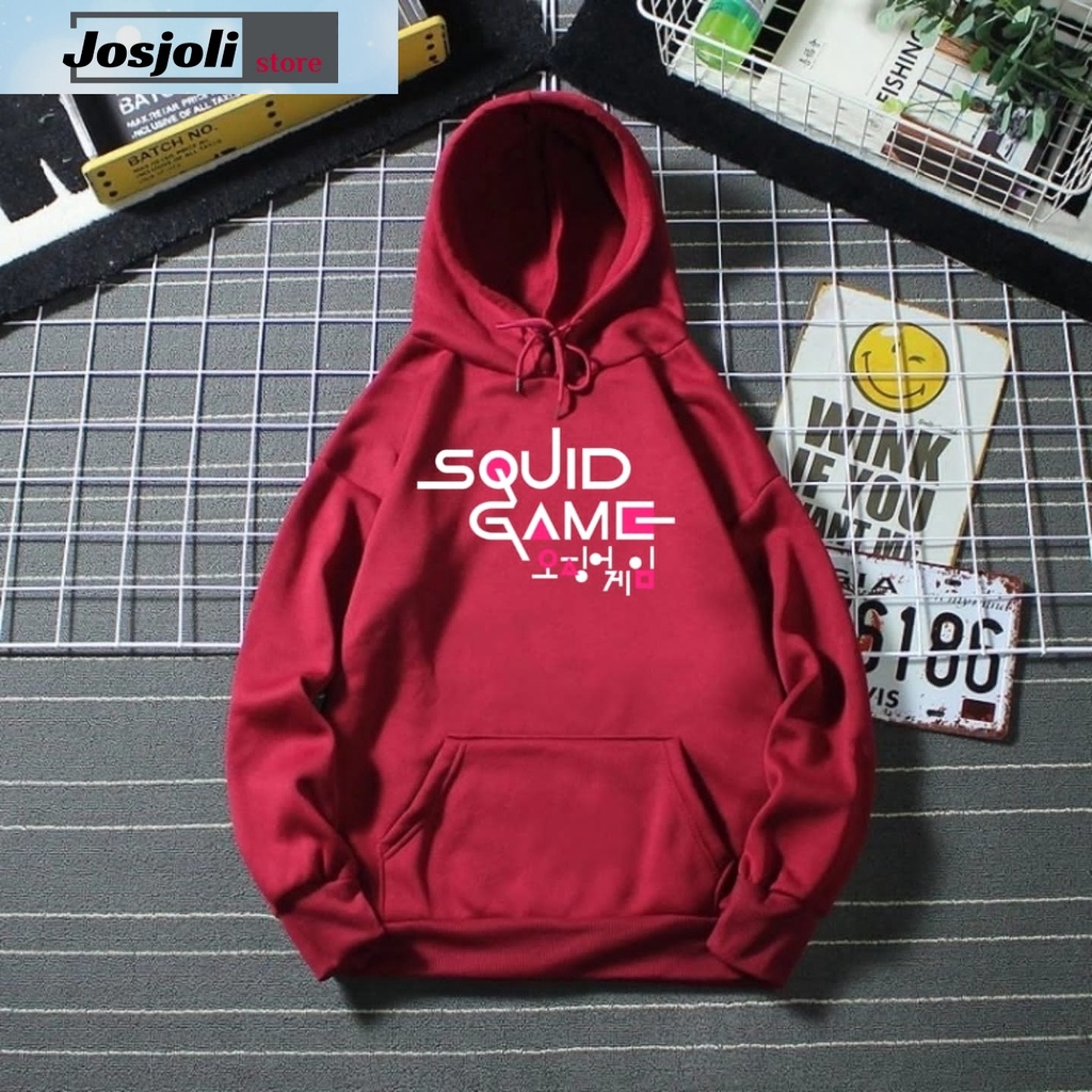 JOSJOLI_STORE/Hoodie Gihoon Squidgame/Atasan Pria Dewasa Lengan Panjang/Fit to L