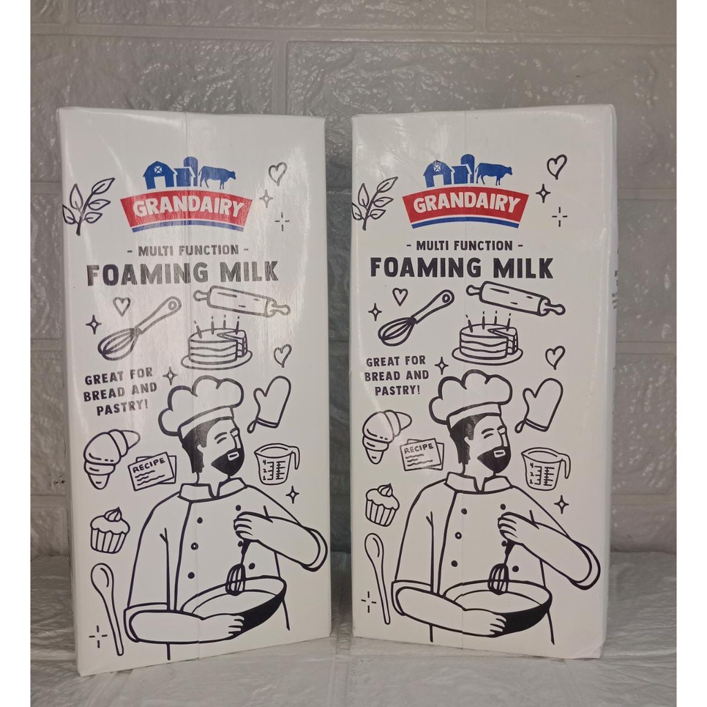 

GRANDAIRY UHT FOAMING MILK 1 LT