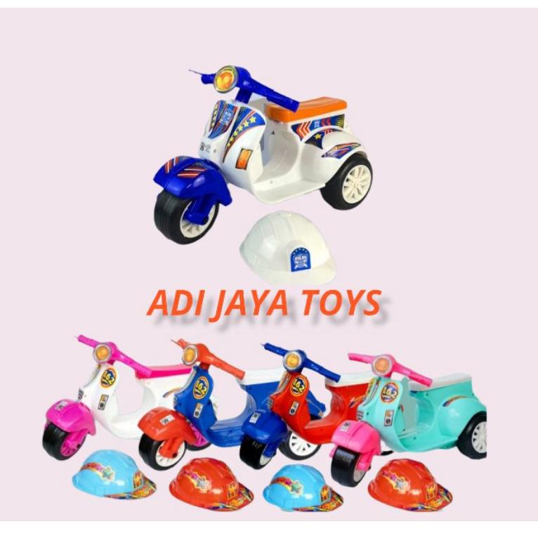 TREN TERBARU sg toys vc 162 vespa mini anak - vespa dorong classic - vespa anak jadul - mainan anak 
