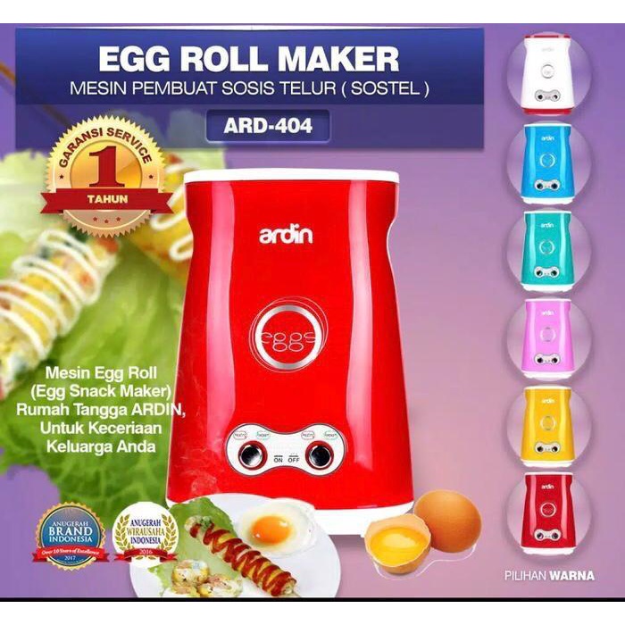 Terlaris Ardin Alat Mesin Pembuat Sosis Gulung Telur Sostel Listrik 2 Lubang
