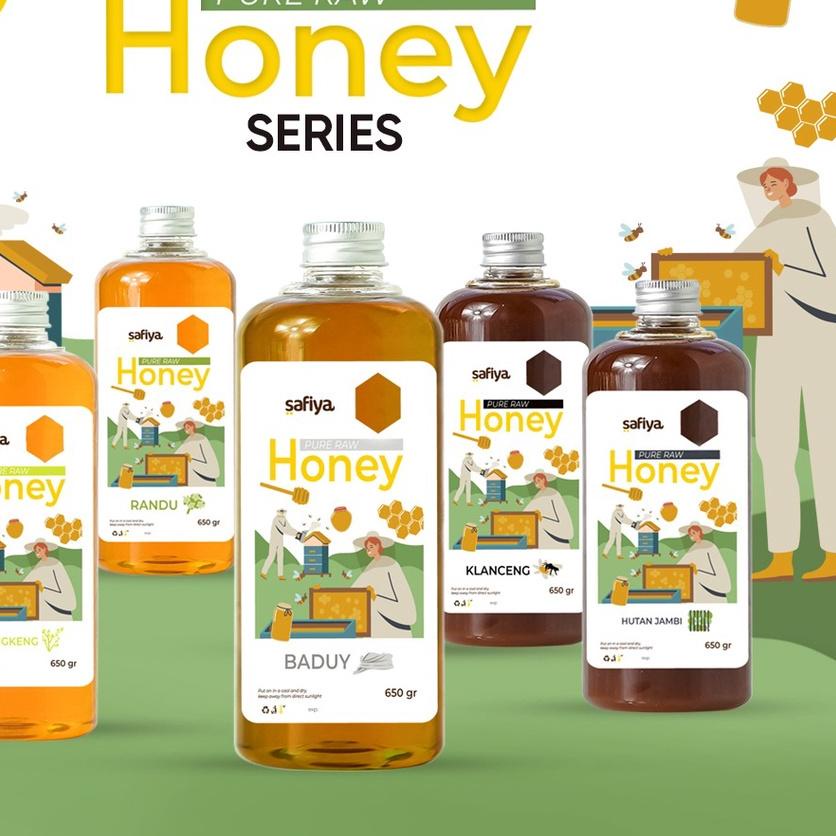 

♕ Murni 650 gr Series Raw Honey Asli Safiya Food ➪