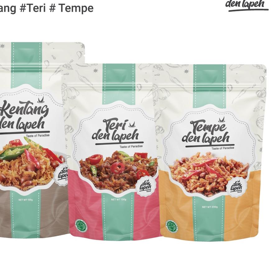 

◊ PAKET HEMAT LAUK KERING BEST SELLER | KENTANG & TERI BALADO & OREK TEMPE ♣