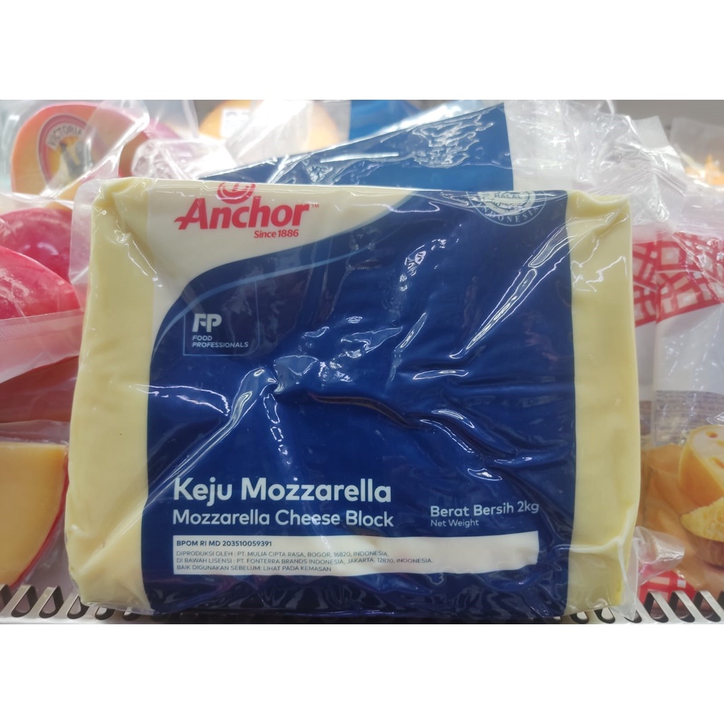 

Keju Mozarella | Mozzarella Cheese Block 2 Kg