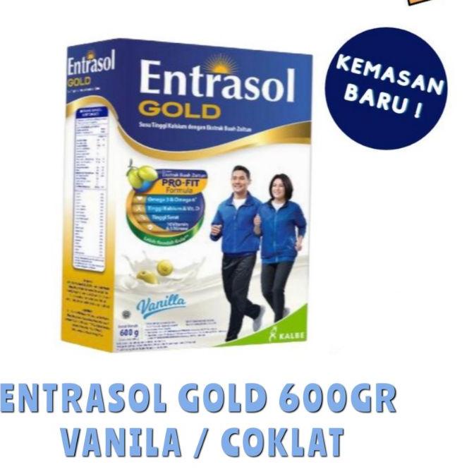 

❃ Susu Entrasol Gold 600gr Coklat vanila ➤