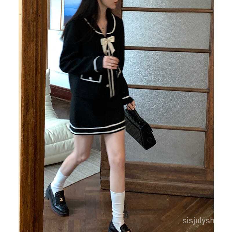 [✅BISA COD] #Sisjuly# Setelan angin dupa kecil hitam wanita temperamen jaket lengan panjang pinggang