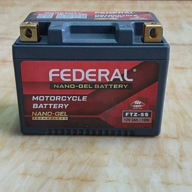 aki federal original beat fino xride scoopy mio m3 vixion setara ytz5s