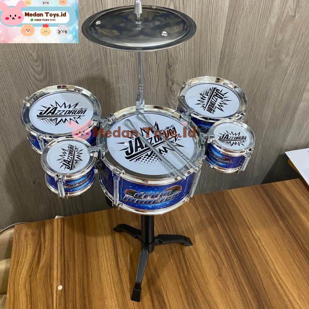 Medan Toys - Mainan Edukasi Anak Musikal Musik Jazz Drum Set