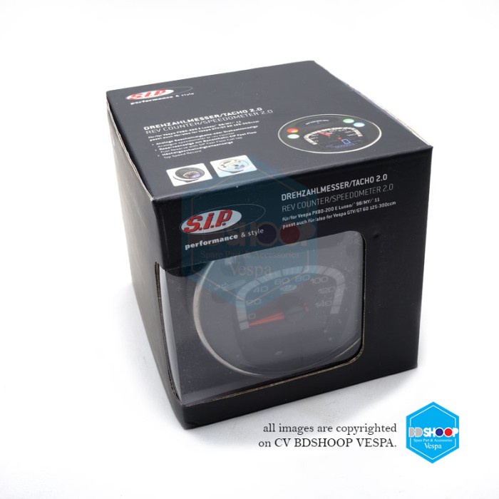 Speedo Speedometer Digital Sip Vespa New Px