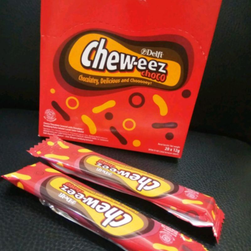 

Chew-eez Choco Box Isi 20 Pcs Delfi Cheweez Chew Eez