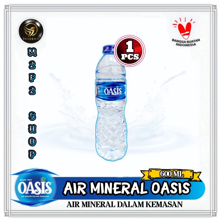 

Air Mineral Oasis Botol Tanggung Pet - 600 ml (Kemasan Satuan)