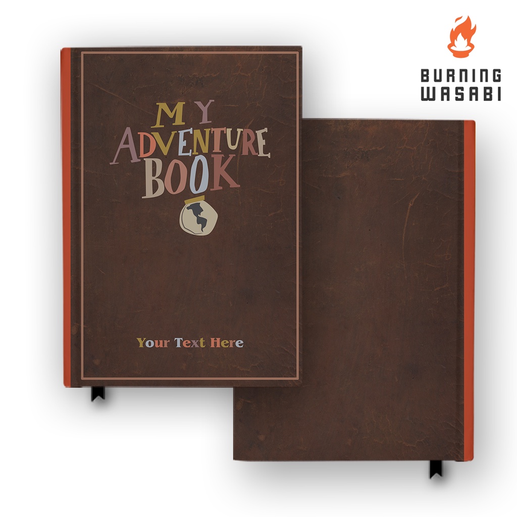

Notebook Buku Up 2 My Adventure Book Hardcover Agenda Custom Nama DIary Jurnal Agenda A5 A6