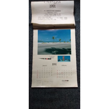 Kalender thn. 1991 - Tema Pemandangan