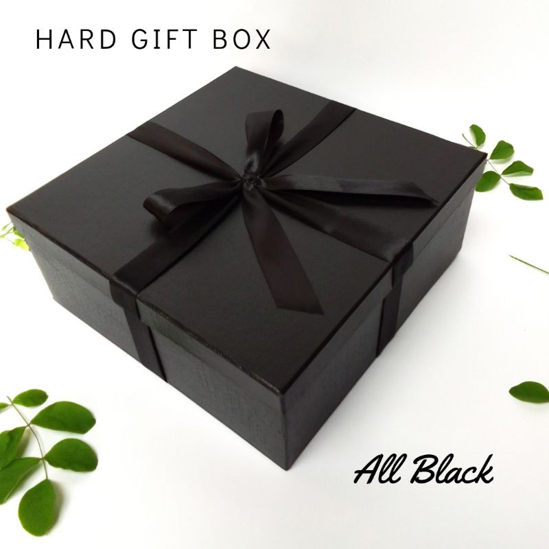 

Hard Gift Box All Black/ Kotak Kado / Kotak Hampers