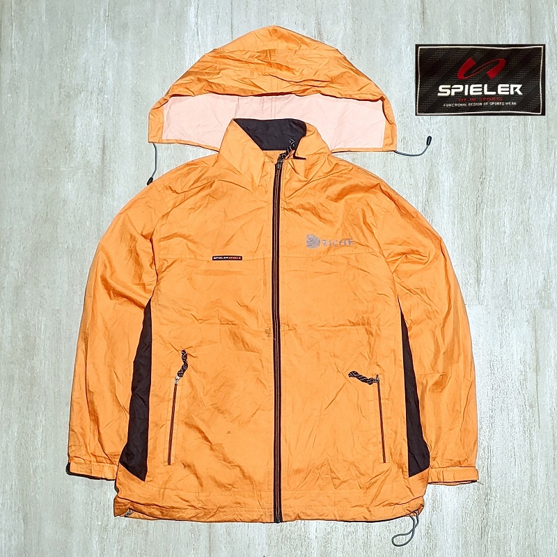 Jaket Thrift Sport Olahraga Running Pria SPIELER ORIGINAL Hoodie Second Preloved Branded Kondisi 80%