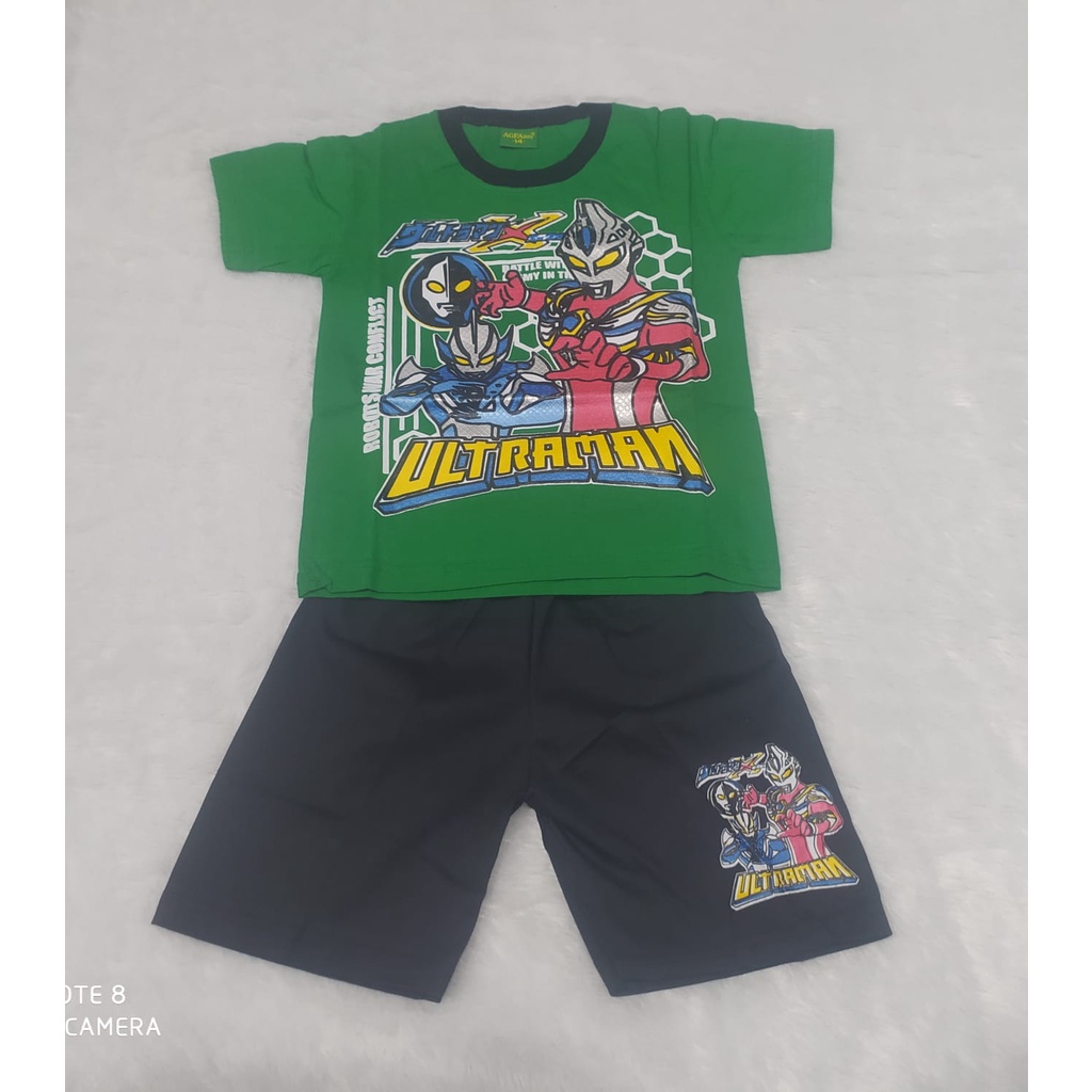 ( JB99 ) SETELAN ANAK LAKI LAKI ULTRAMAN ( 1 Pcs )