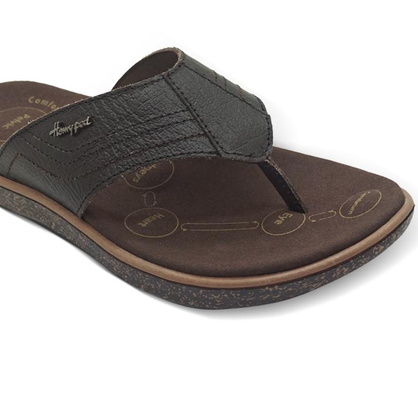 ♛ Homyped Alfapro 01 Sandal Jepit Kulit Terapi Pria ✳
