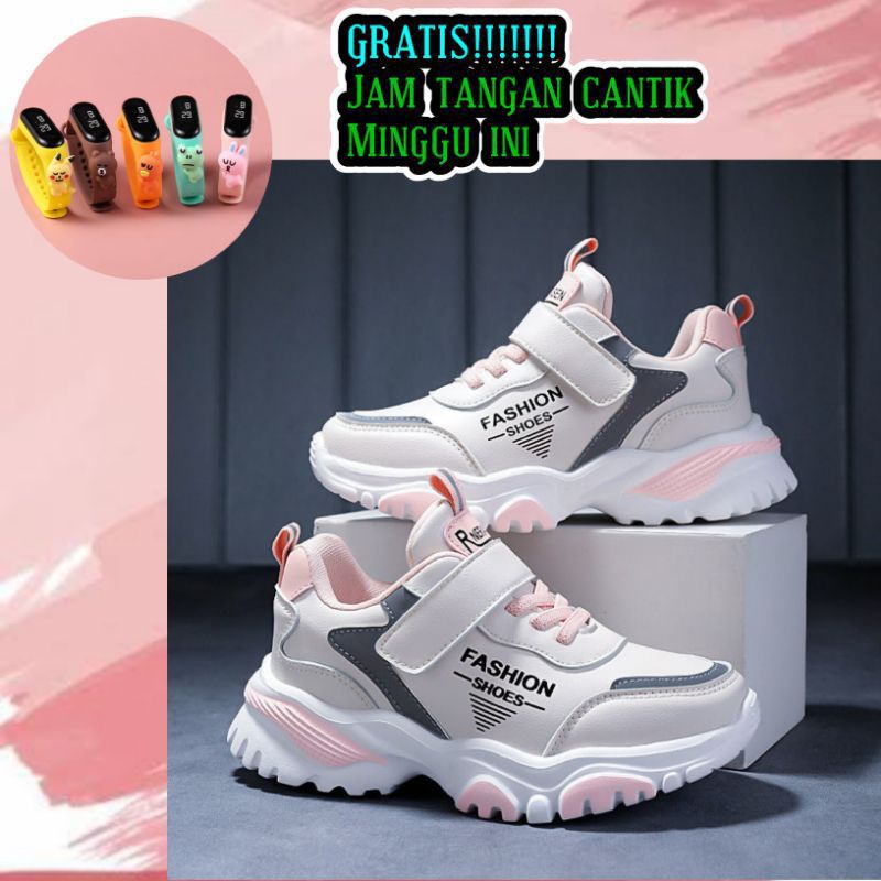 SNEAKERS SEPATU ANAK ANAK PEREMPUAN LAKI LAKI CEWEK COWO MURAH BISA COD BAYAR DI TEMPAT UNTUK SEKOLA