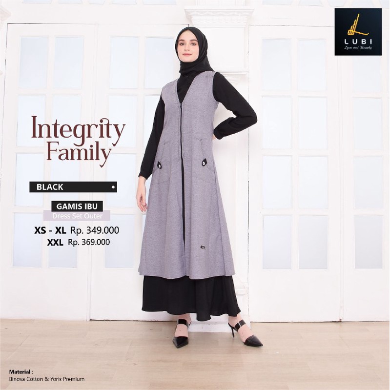 Lubi Integrity Gamis Wanita Set Outer Terbaru