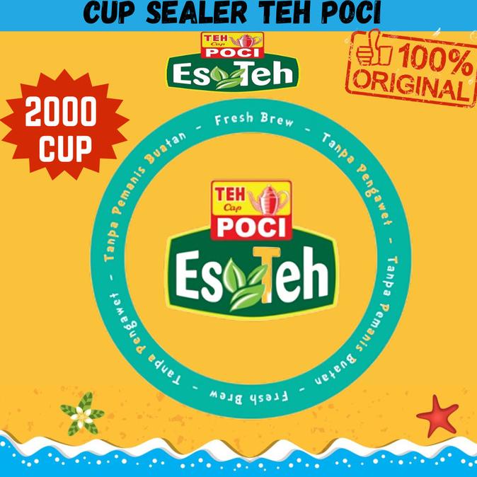 Cup Sealer Plastik Es Teh Poci Original / Sealer Plastik Teh Cap Poci