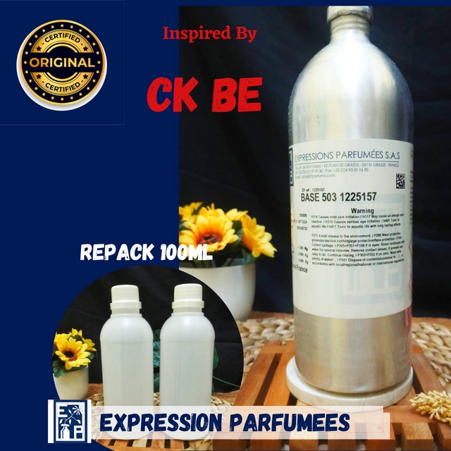 Bibit IMPORT CK BE 100ml REPACK EXPRESSION / Parfum Refill / Eropa - PARFUM UNISEX - BIANG MINYAK WA